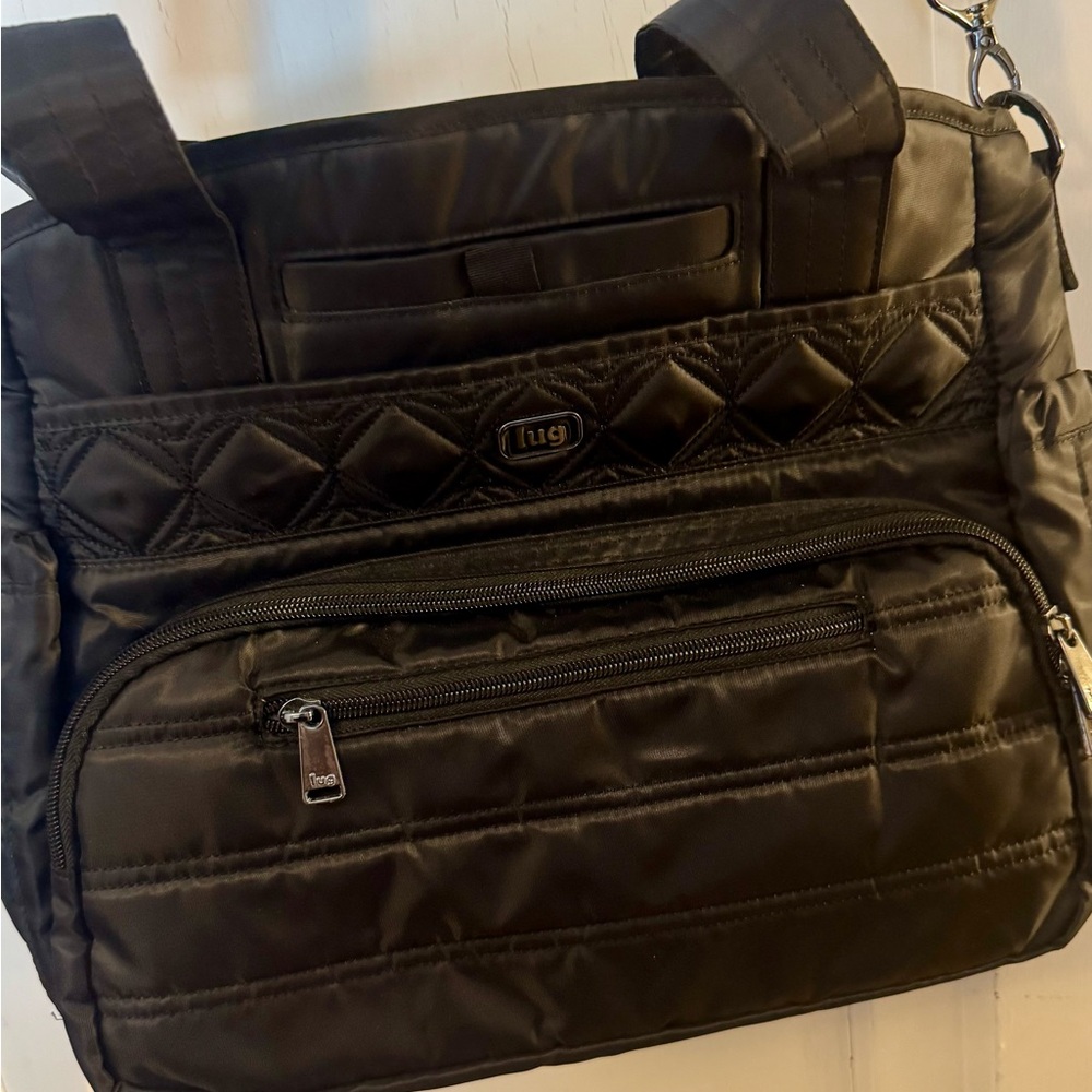 Lug Windjammer tote black NWOT